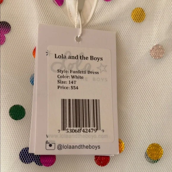 Lola + The Boys White and Red Casual Dress - Picture 3 of 3